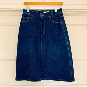 Vintage Calvin Klein Jean Skirt